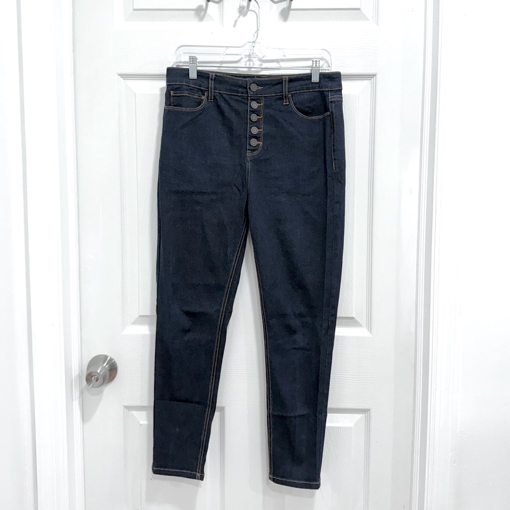 Tinsel High-Rise Button-Fly Skinny Jeans – Size 28